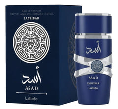 Lattafa Asad Zanzibar by Lattafa Eau De Parfum Spray 3.4 oz / e 100 ml